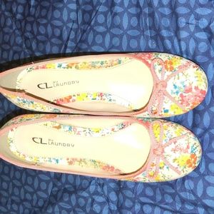 CL by Laundry floral heels